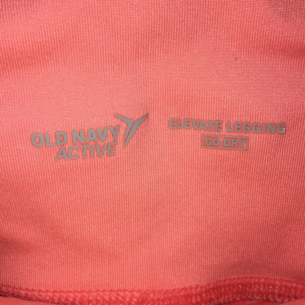 Old Navy Active Elevate Orange Capris Leggings. S… - image 4